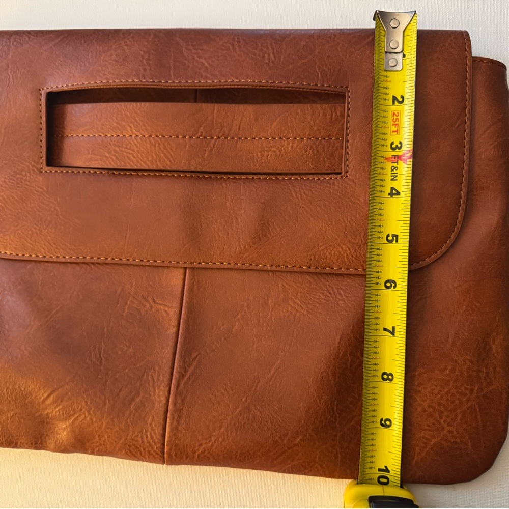 NOATD Brown Leather Handle Clutch Bag - Picture 12 of 12